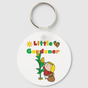 Girl Little Gardener Tshirts and Gifts Keychain