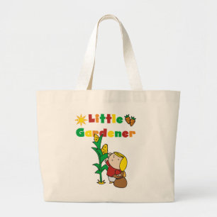 Girl Little Gardener Tshirts and Gifts Large Tote Bag