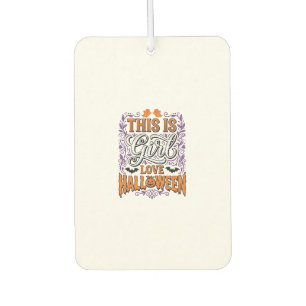 Girl Love Halloween Vintage Cute Spooky Shirt Desi Air Freshener