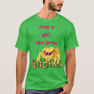 Girl Loves Spiders Tarantula Gift For Women 2 T-Shirt