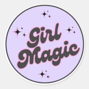 Girl Magic Sticker for Decorating