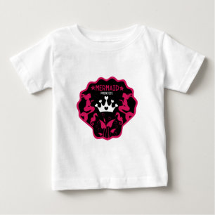  Girl Mermaid Princess Baby T-Shirt