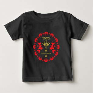  Girl Mermaid Princess Baby T-Shirt
