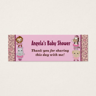 Girl MONKEY Tu Tu Cute Baby Shower Favour Tags TTC