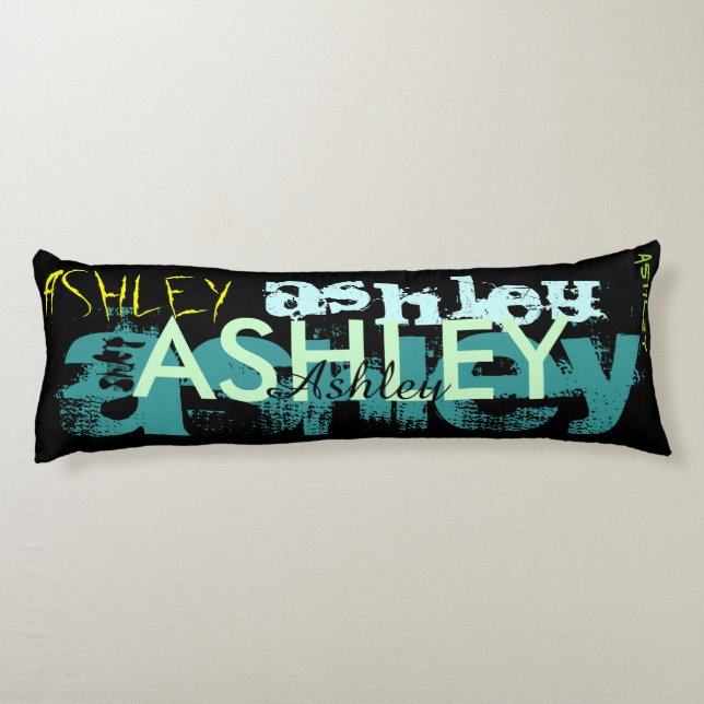 Girl Name 6 letters Personalized Body Pillow (Back)