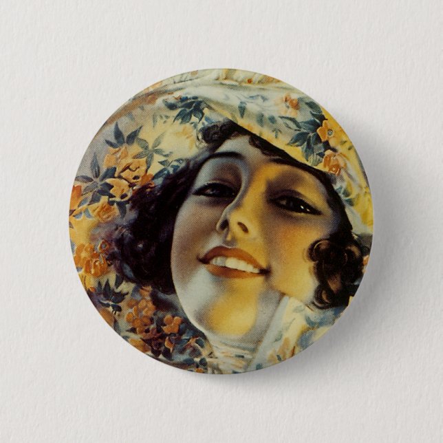 Girl of Mine 2 Inch Round Button (Front)