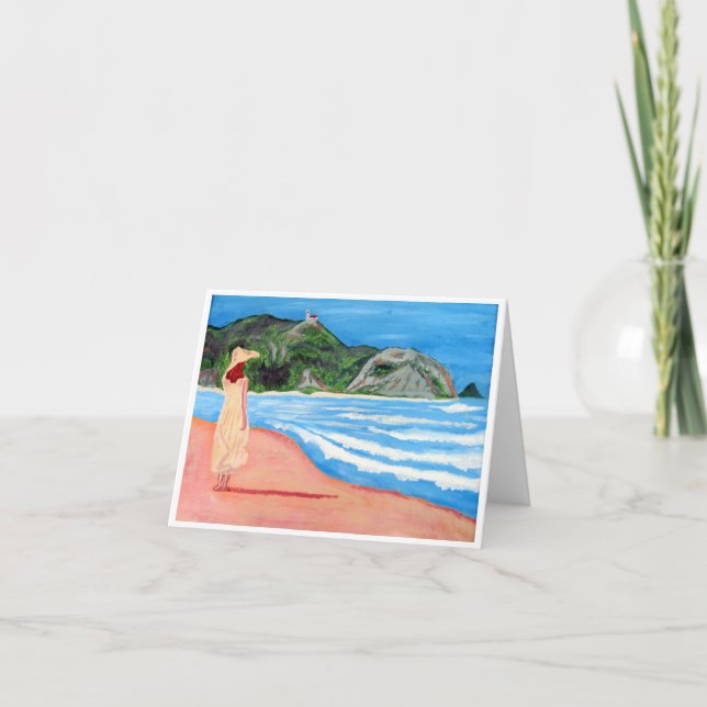 Girl on Beach notecards (Front)