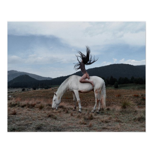 Girl on Horse Poster (Front)