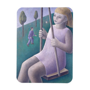 Girl on Swing 1996 Magnet
