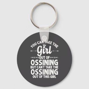 Girl Out Of Ossining Ny New York Home Roots Usa  Keychain