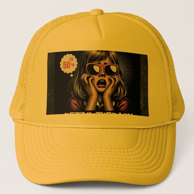 "Girl Panic Shopping : Design Casquette fashionist (Devant)