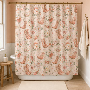 Girl Peach Western Coquette Shabby Chic