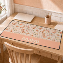 Girl Peach Western Coquette Shabby Chic Monogram