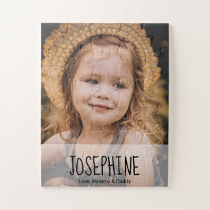 Girl Photo Gift Personalized Jigsaw Puzzle
