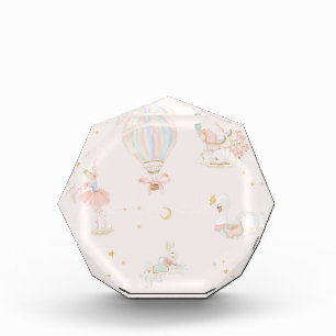 Girl Pink Princess Ballerina fairytale Bedroom Photo Block