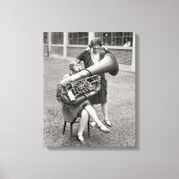 Girl Playing Tuba, 1928