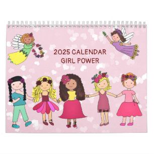 Girl Power 2025 Calendar (Medium Size)