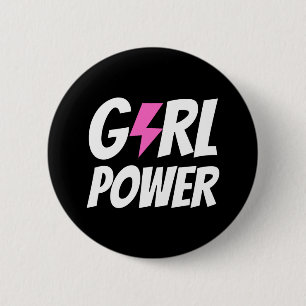 Girl Power 2 Inch Round Button