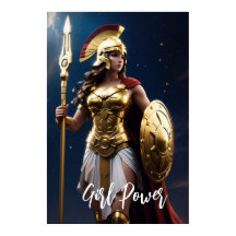 Girl Power! Athena Poster