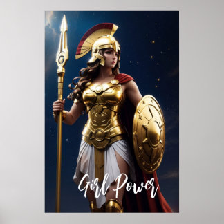 Girl Power! Athena Poster