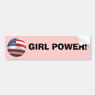 GIRL POWER! BUMPER STICKER