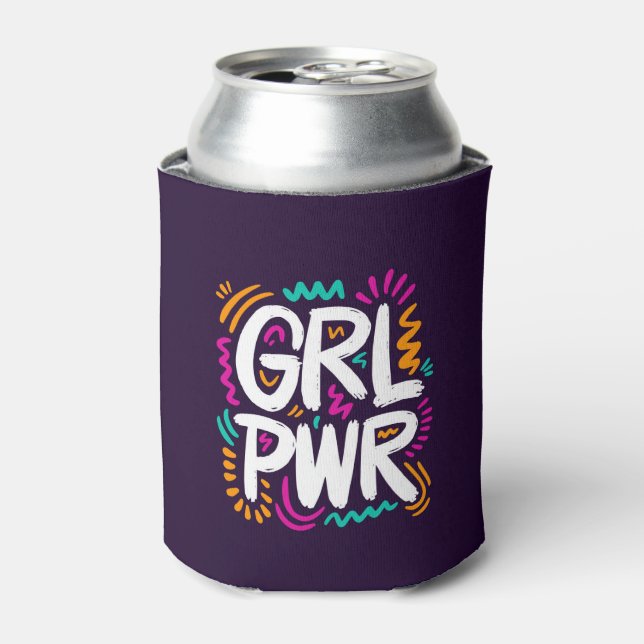 Girl Power Can Cooler (Can Front)