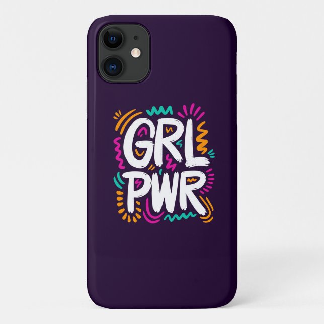 Girl Power Case-Mate iPhone Case (Back)