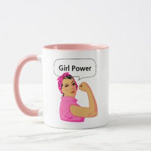 Girl Power Editable Text Mug