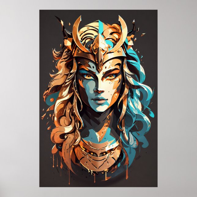 Girl Power: Female Warrior v02 Poster (Front)