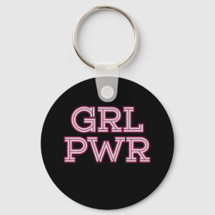 Girl Power Feminist Feminism Female Womens Right G Keychain