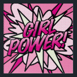 GIRL POWER Fun Retro Comic Book Pop Art<br><div class="desc">A fun, cool and trendy retro comic book pop art-inspired design that puts the wham, zap, pow into your day. The perfect gift for superheroes, your friends, family or as a treat to yourself. Designed by ComicBookPop© at www.zazzle.com/comicbookpop*</div>