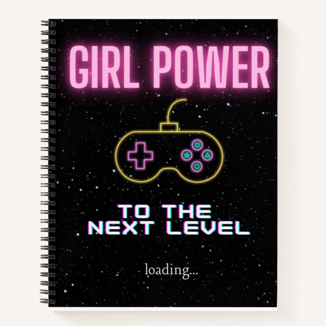 girl power gamming  notebook (Front)