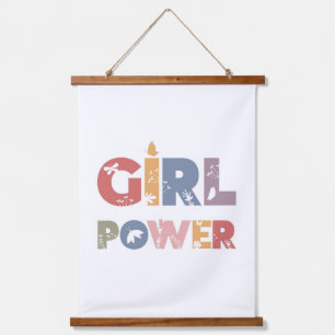 Girl Power Hanging Tapestry