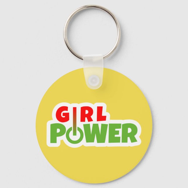 Girl Power Keychain (Front)