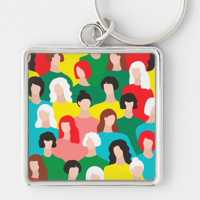 Girl power keychain (Front)