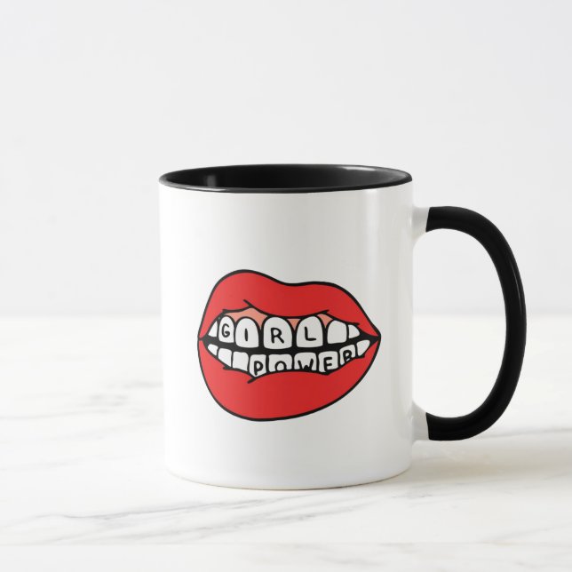 Girl Power Lips Mug (Right)