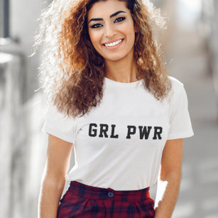 Girl Power   Modern Feminist Bold GRL PWR Maternity T-Shirt