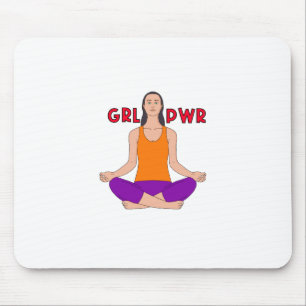 Girl Power Mouse Pad