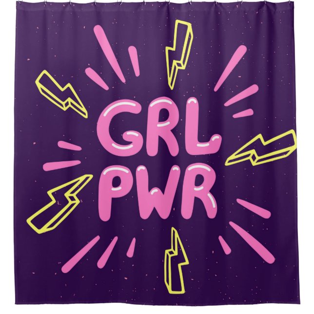 Girl power movement slogan seamless pattern (Front)