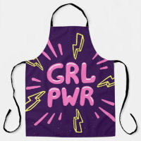 Girl power movement slogan seamless pattern