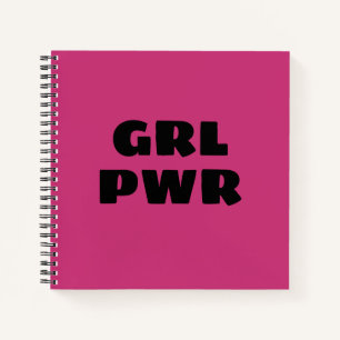Girl power - notebook