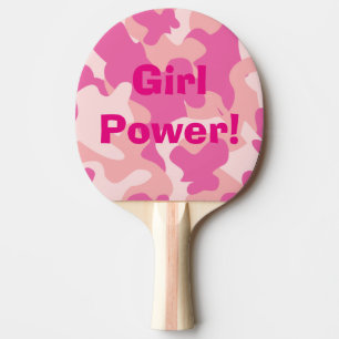 Girl Power Ping Pong Paddle