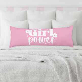 Girl Power Pink Body Pillow