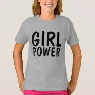 GIRL POWER Pink T-shirts