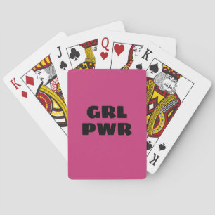 Girl Power - Playing cards
