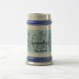 Girl Power Sculling Boat Thunder_Cove Beer Stein