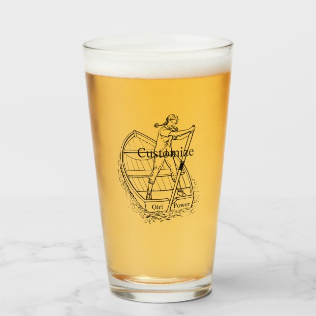 Girl Power Sculling Boat Thunder_Cove Glass (Front Filled)