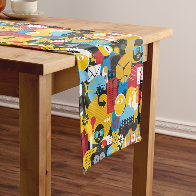 Girl power short table runner (In Situ)