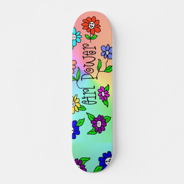 Girl Power Skateboard by Brownielocks (Front)