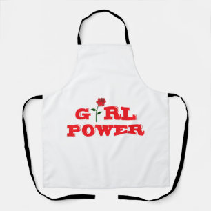 Girl Power T-Shirt - Awesome Women Female Feminist Apron